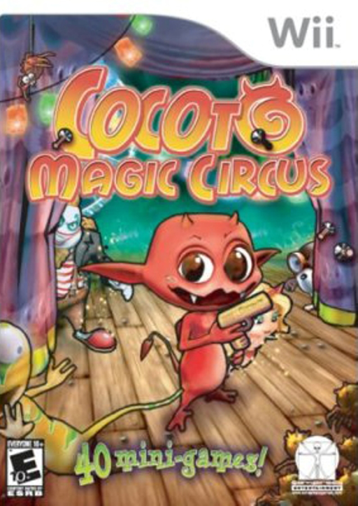 Cocoto Magic Circus box art for Wii